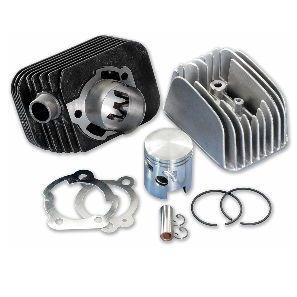 Kit cylindre+culasse Polini 43mm fonte axe10 Piaggio Ciao/SI