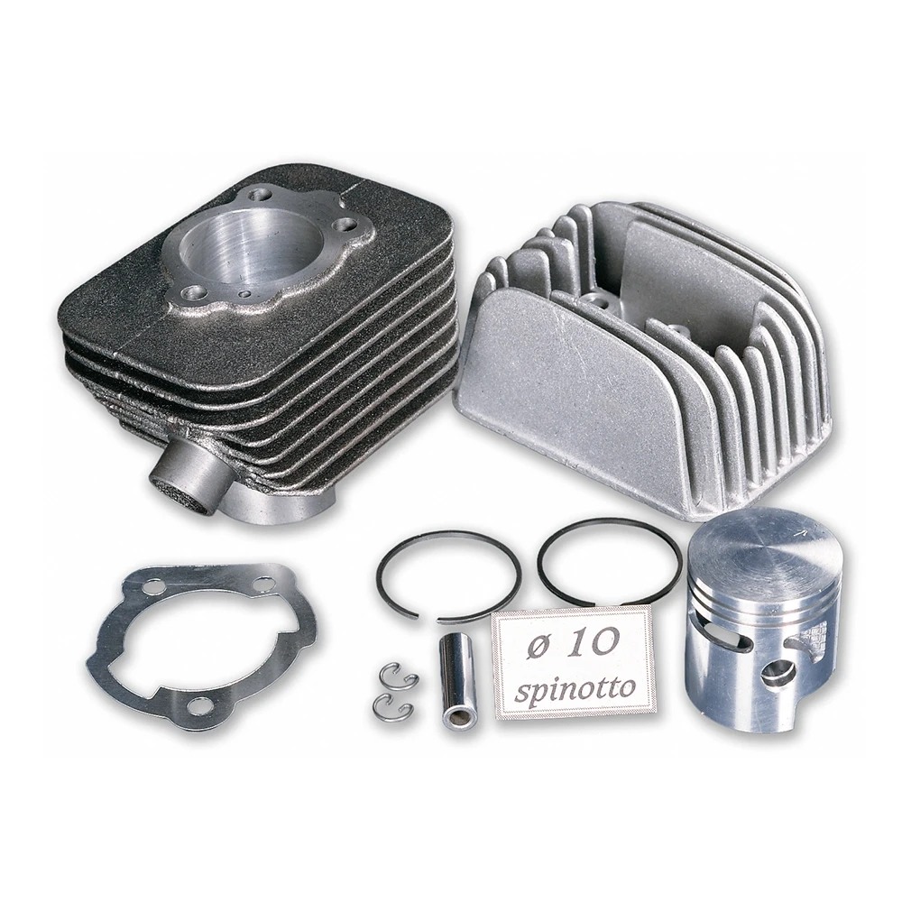Kit cylindre+culasse Polini 46mm fonte axe10mm Piaggio Ciao/SI
