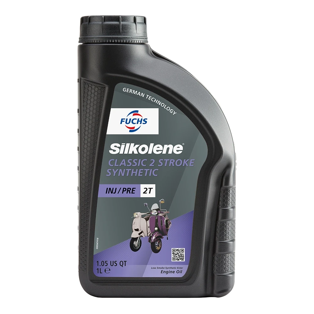Huile moteur 2T Silkolene Classic 2-Stroke total synthétique 1 L
