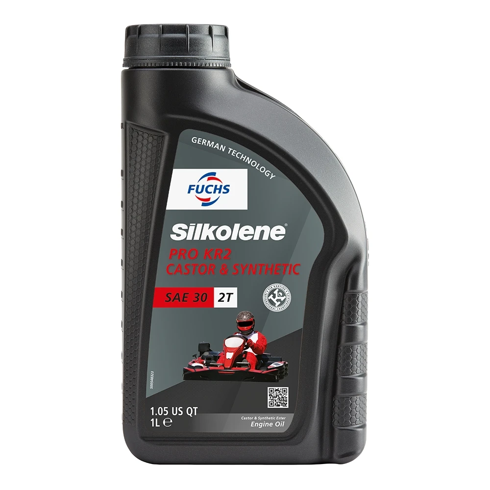Huile moteur 2T Silkolene Pro KR2 Kart total synthétique 1 L