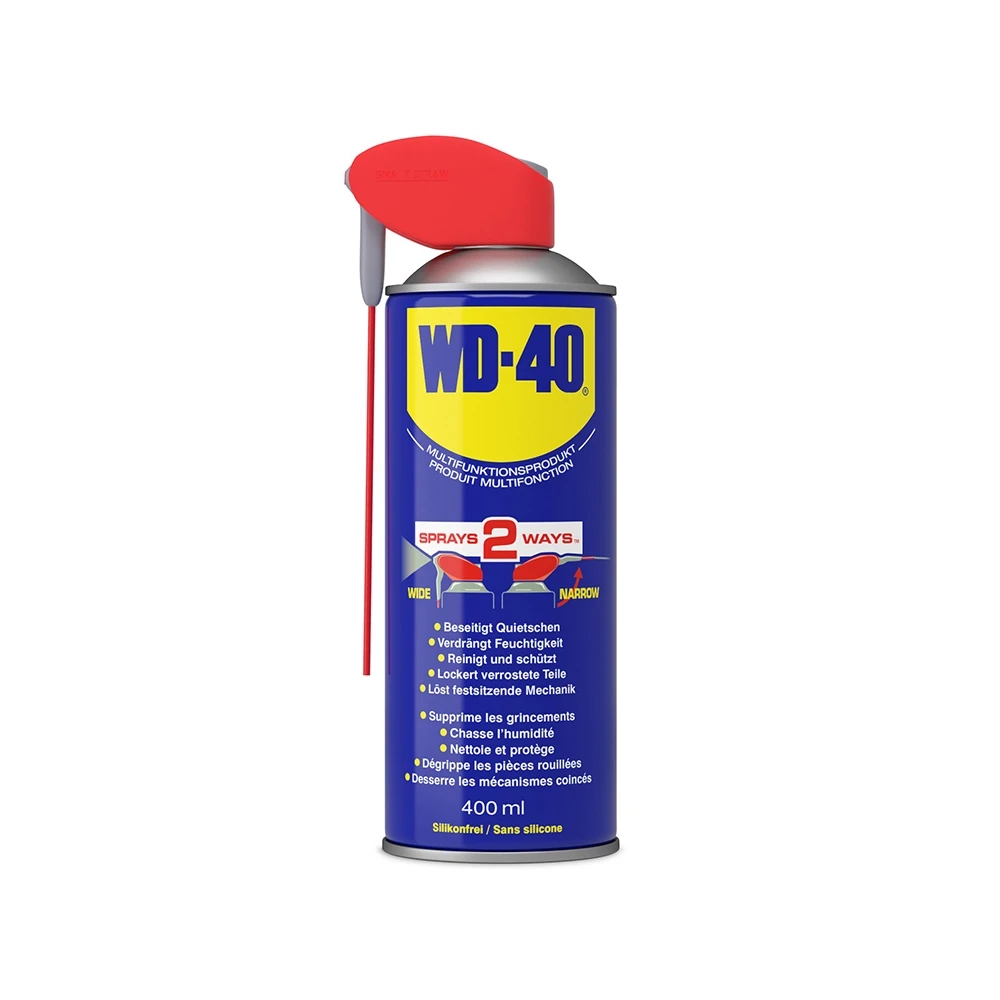 Spray WD-40 produit multifonctions smart straw double position 400 ml WD40
