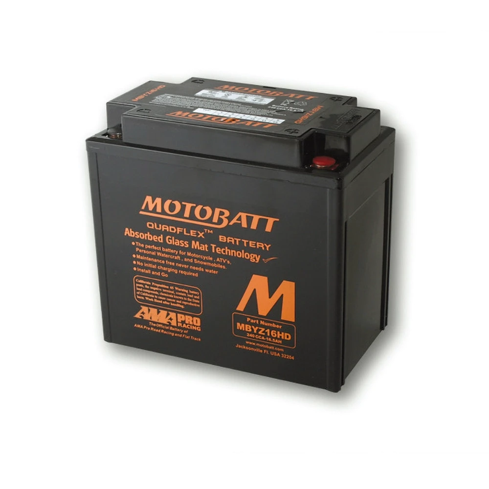 Batterie MOTOBATT MBYZ16HD (LF-AGM) 12V/16.5Ah - 151x87x145mm