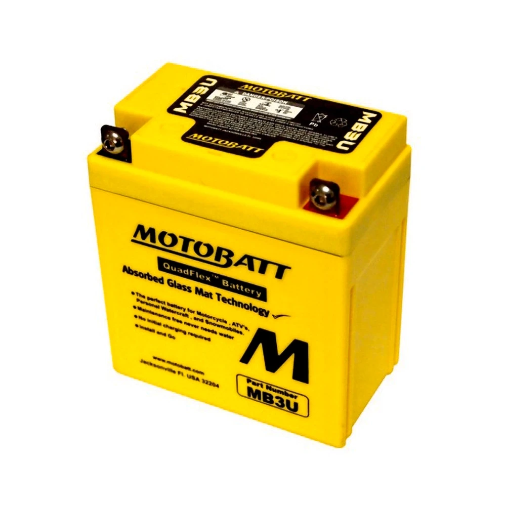 Batterie MOTOBATT MB3U (LF-AGM) 12V/3.8Ah - 98x56x110mm