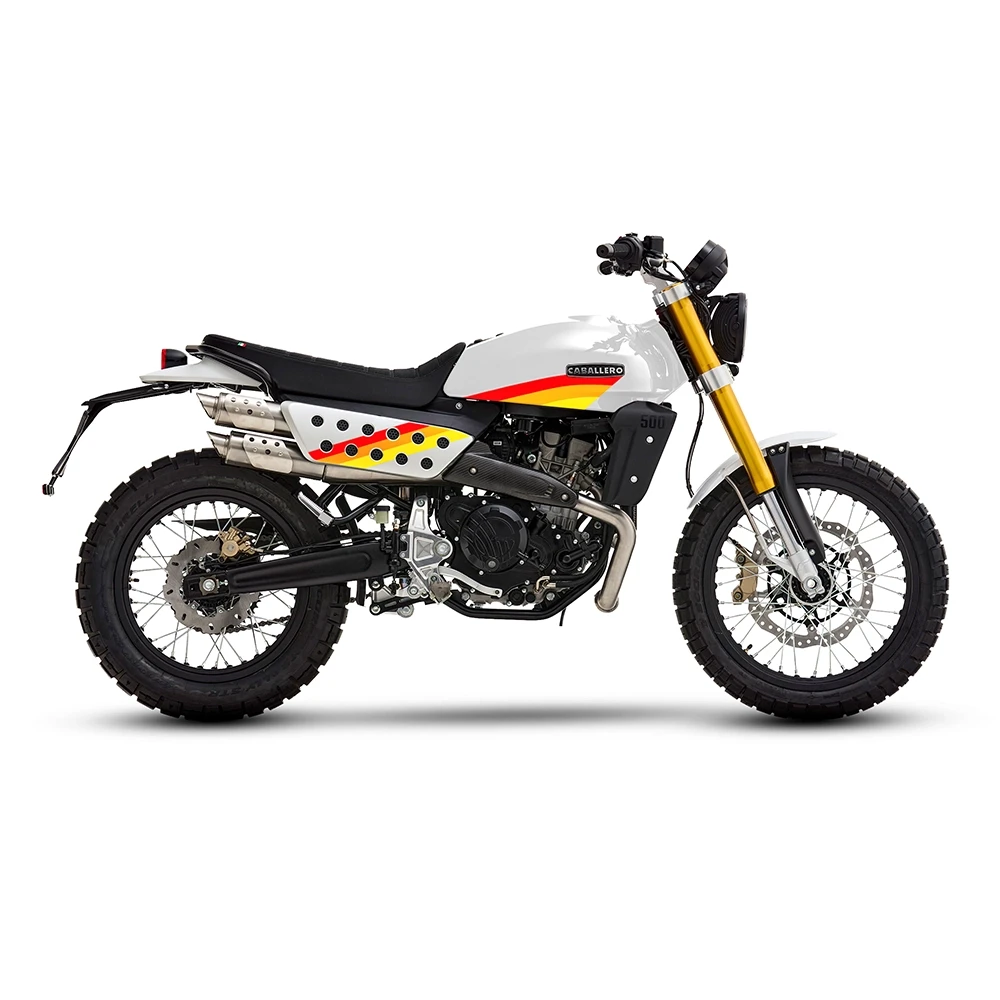 FANTIC CABALLERO 500 SCRAMBLER MY26 sunset white