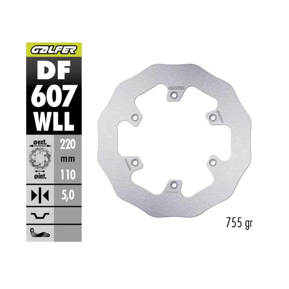Disque de freins Galfer WLL 220/110/5 mm