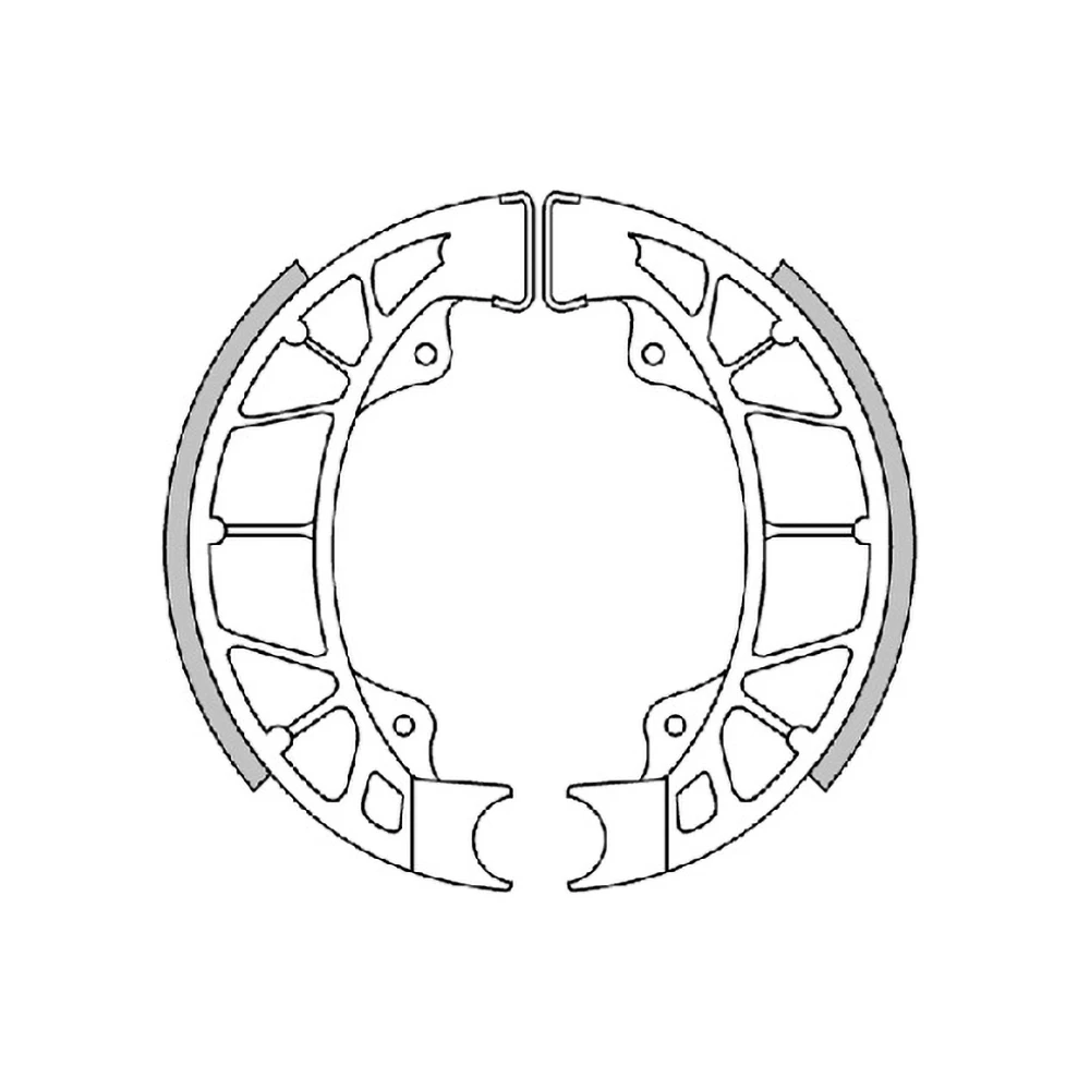 Mâchoires de freins Polini (110x25mm)