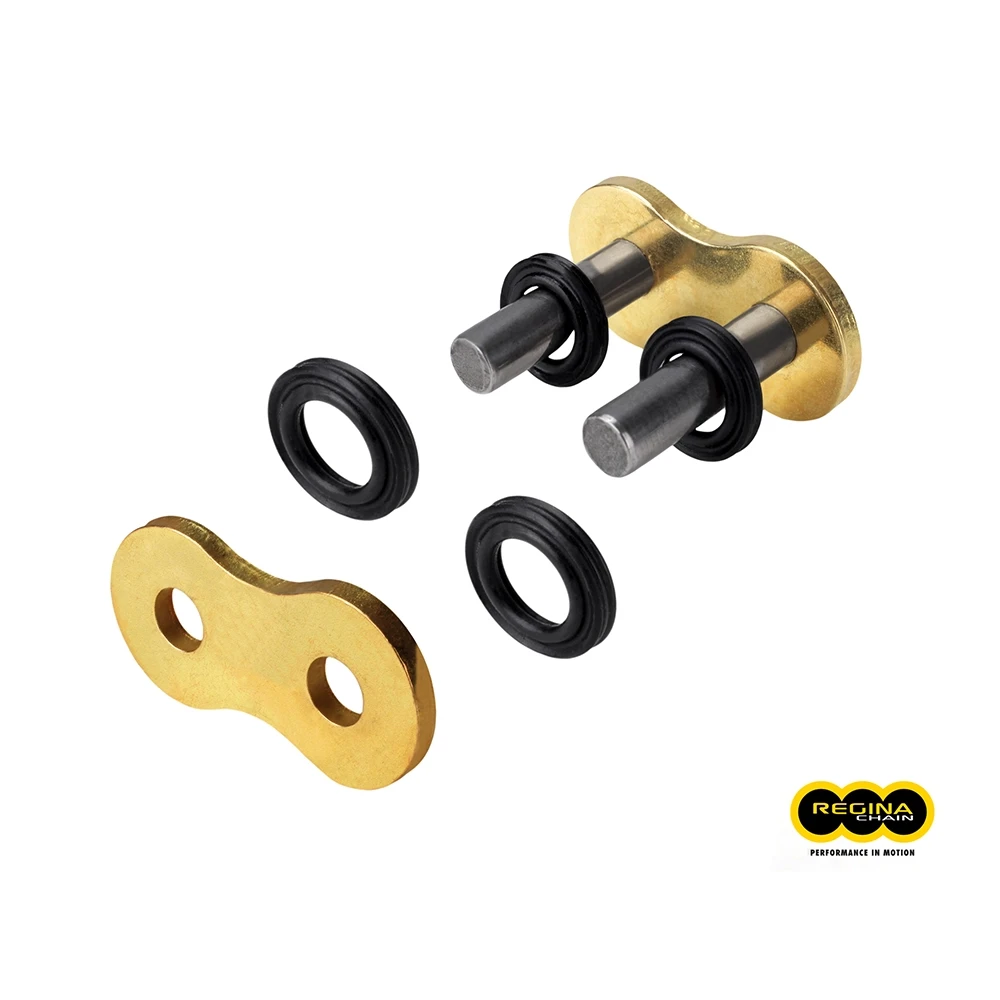 Attache chaîne à riveter Regina 428 / 126 SP5, sans O-Ring, Typ 19 *PL*, or