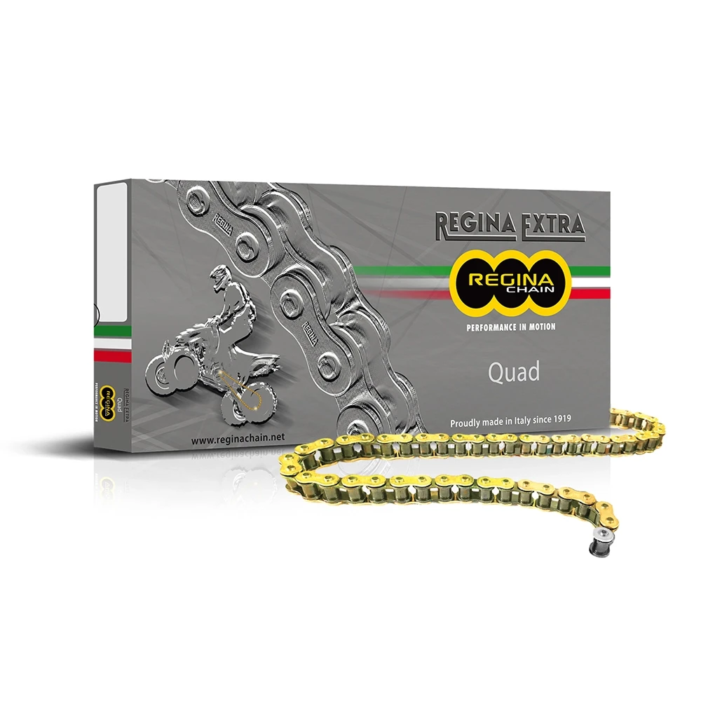 Chaîne 520 Regina 520 / 135 QUAD 120L, Z-Ring, ATV / Quad, or-noir