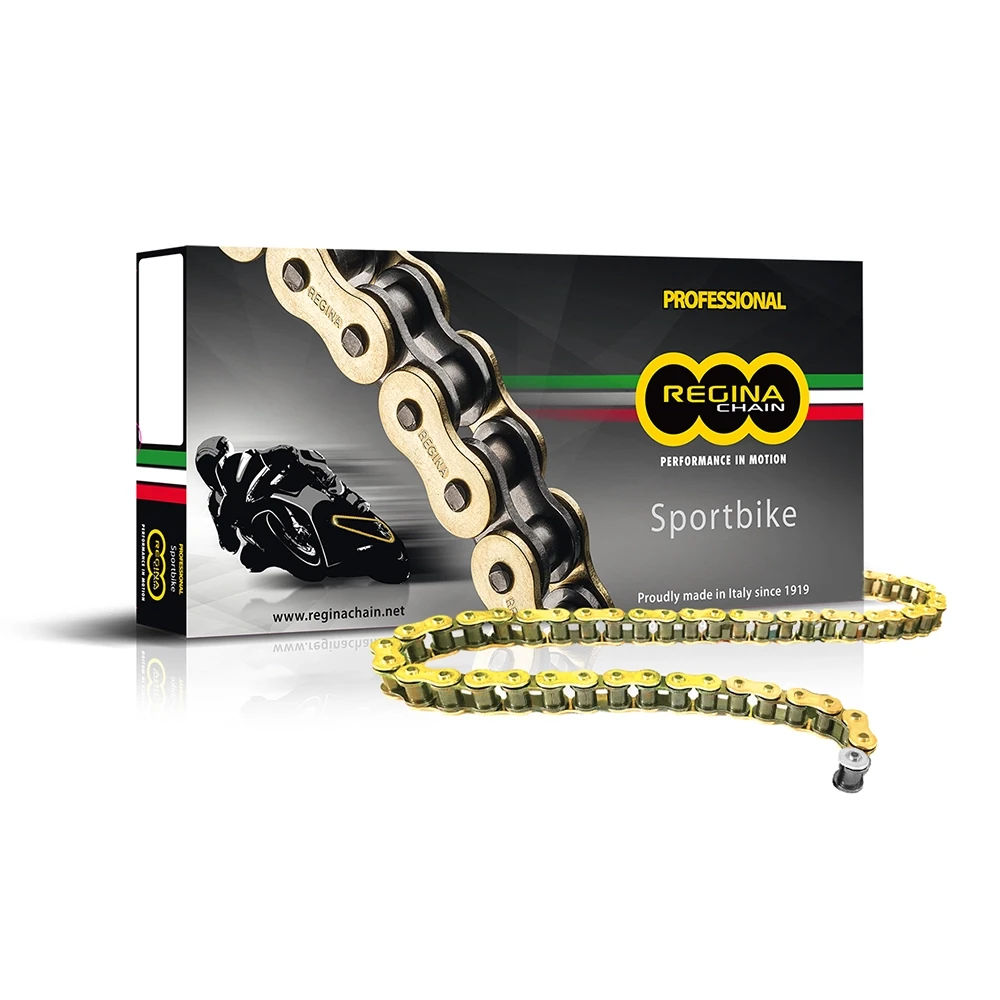 Chaîne 520 Regina 520 / 135 ZRP 104L, Z-Ring, hyper-renforcée, or-noir