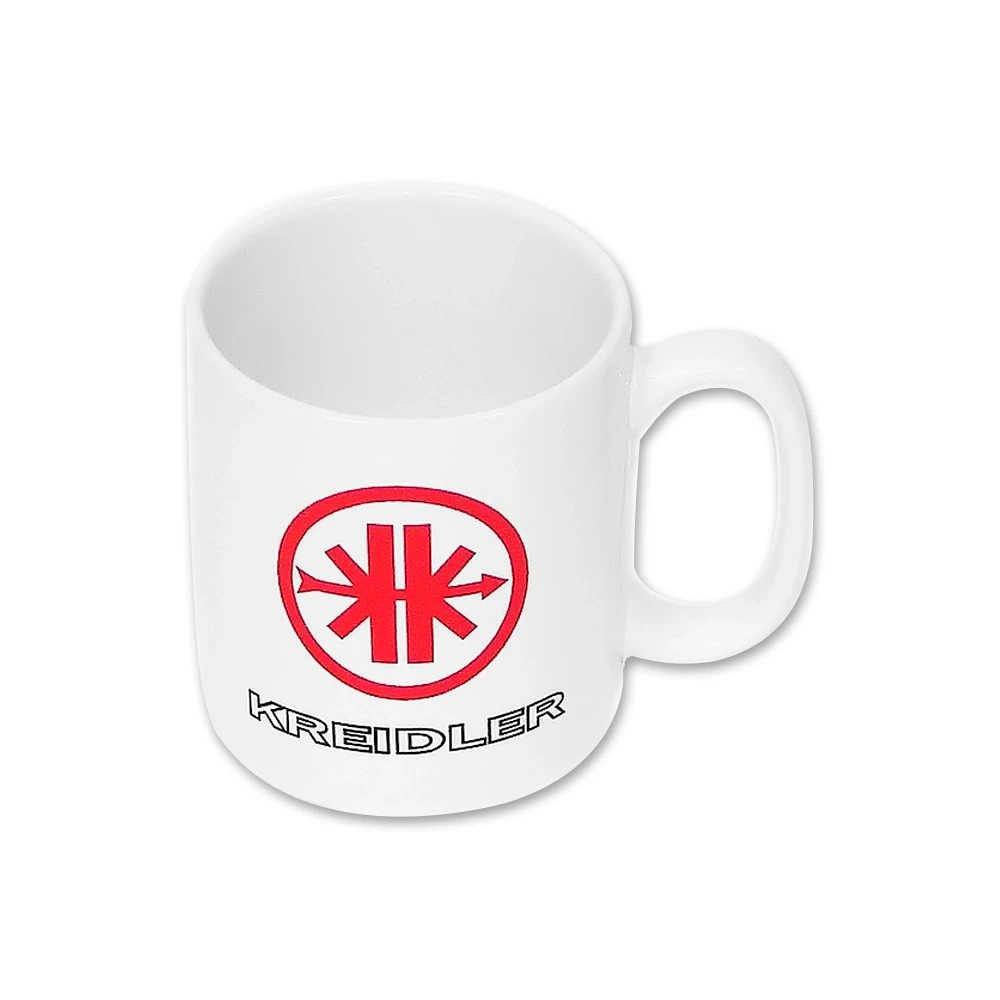 Tasse logo Kreidler blanc/rouge