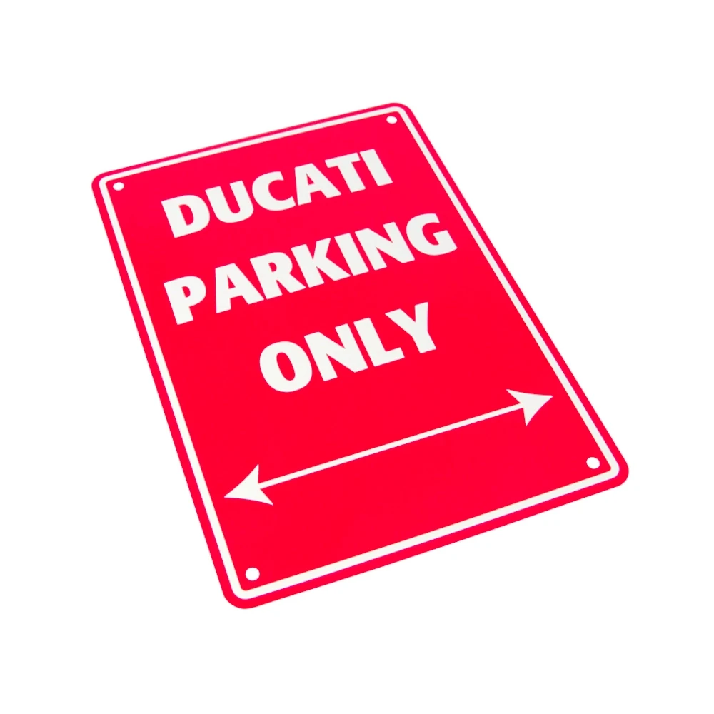 Panneau parking DUCATI PARKING ONLY (205x290mm)