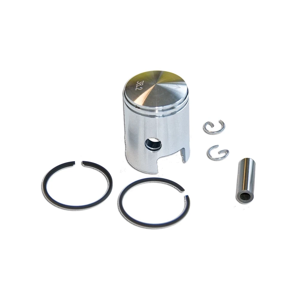 Piston Meteor complet Piaggio Ciao/SI 38.2mm axe 12mm forme L