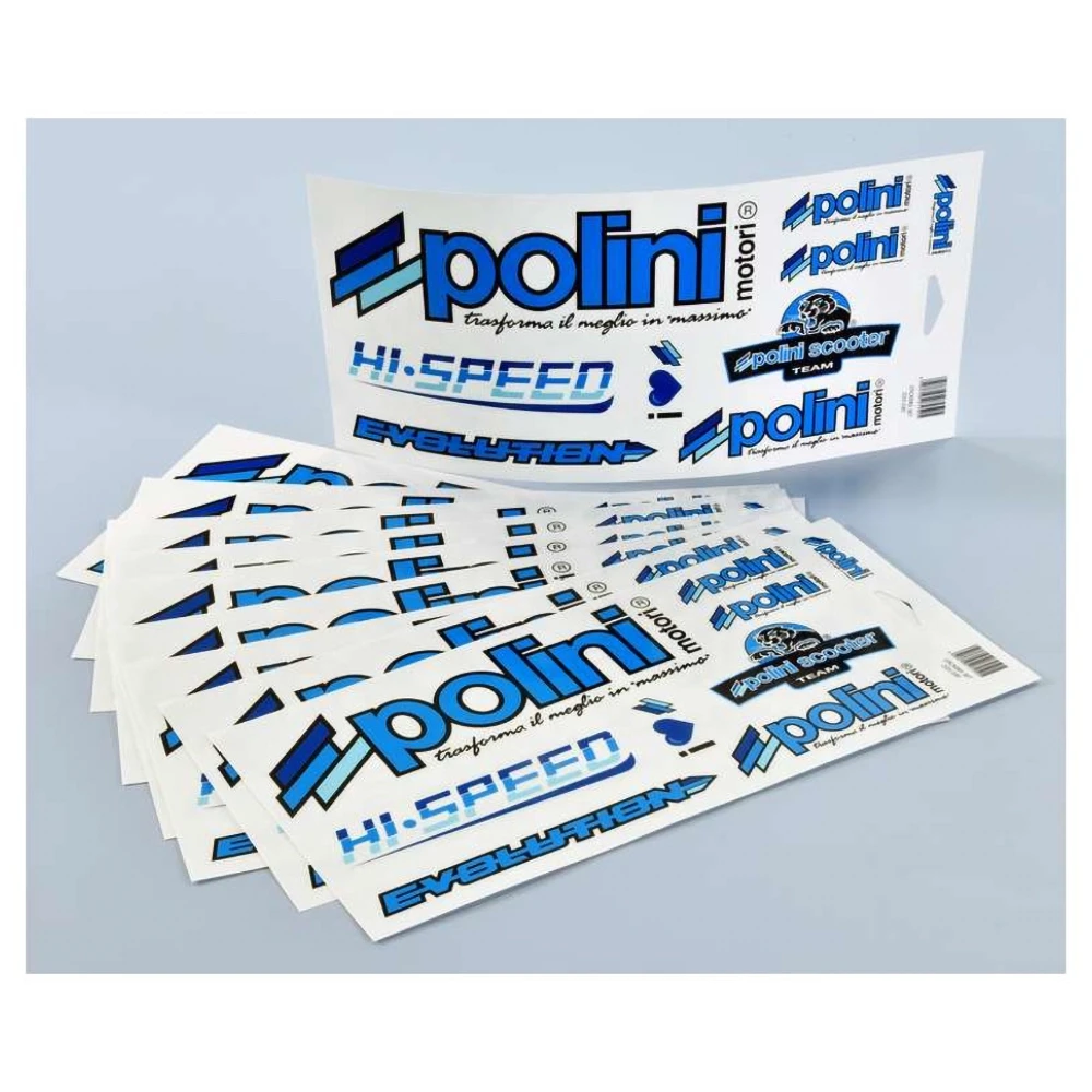 Set d'autocollants Polini Racing Team 33 x 15.5cm