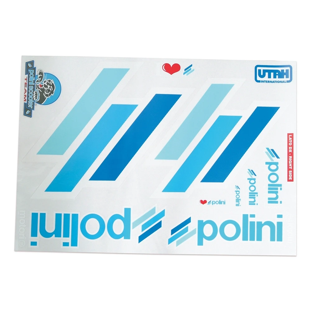 Set d'autocollants Polini Racing scooter PRIX NET