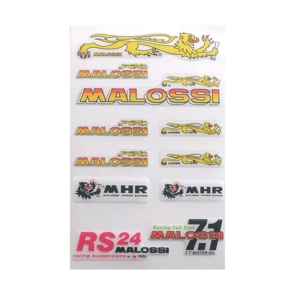 Set autocollants Malossi silicone 11 pcs