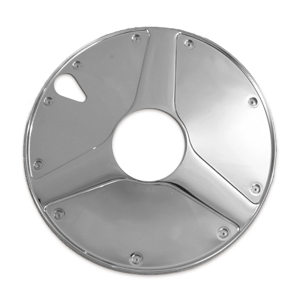 Jeu de flasques chromé universel (Ø-int. 1x 95/1x120mm) 16/17p