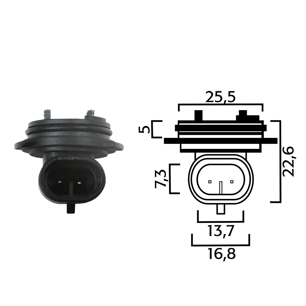 Socle H1 (Flösser 1445) pour ampoule