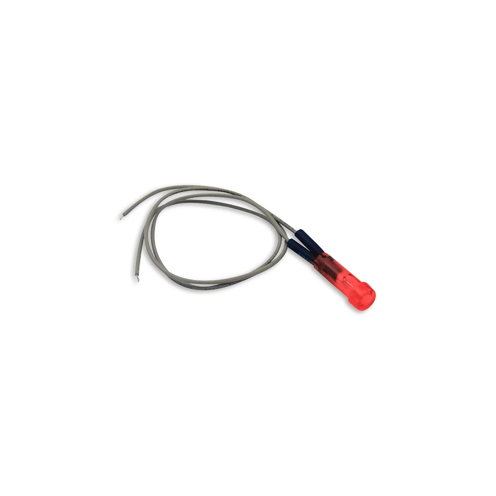Voyant mini 12V rouge pour cliper dans trou 7mm 