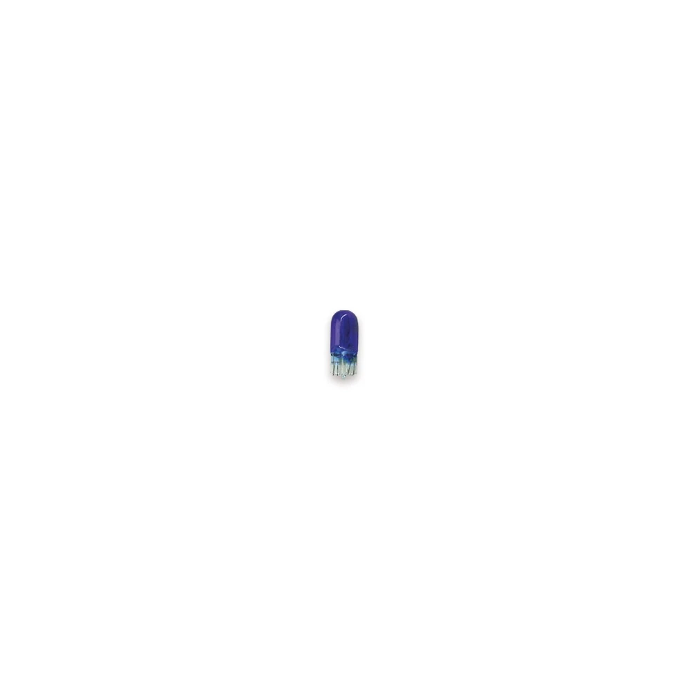 Ampoule socle en verre bleue T10, 12V 3W (1 pcs)