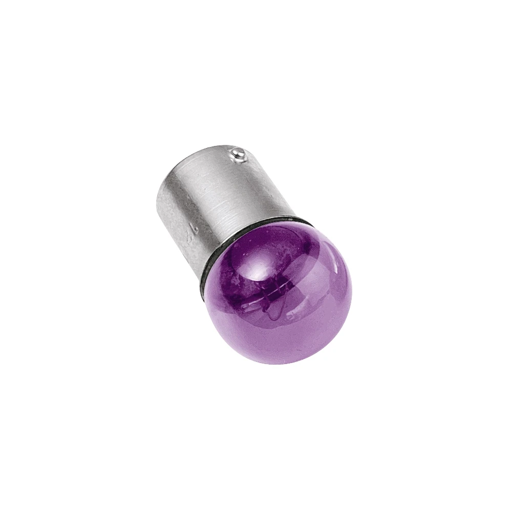 Ampoule BA15s (G18) 12V10W violette (4 pcs)  PRIX NET