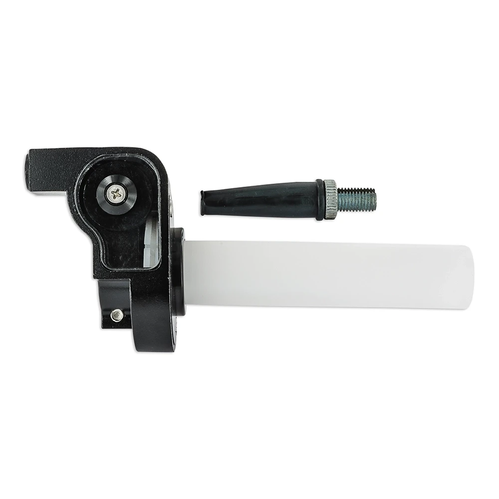 Poignée de gaz en alu-fonte complet, noir anodisé