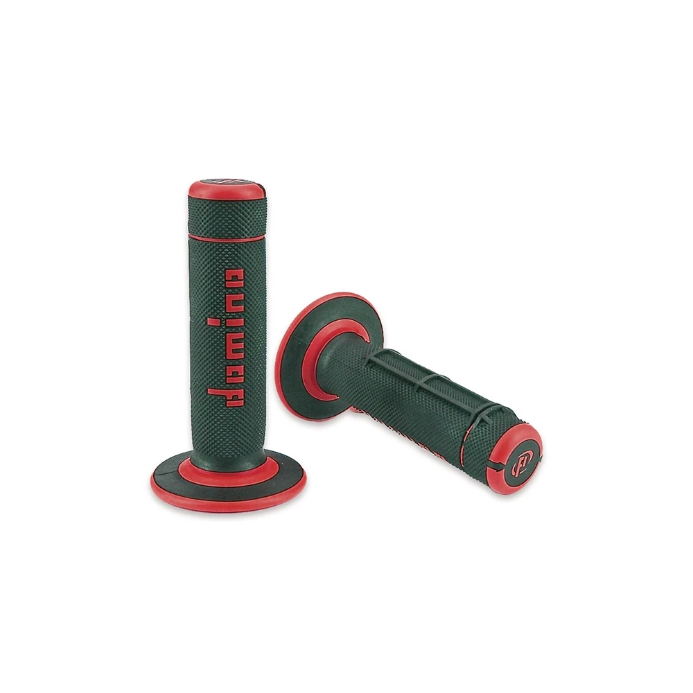 Prs poignées cross Domino noires/rouges