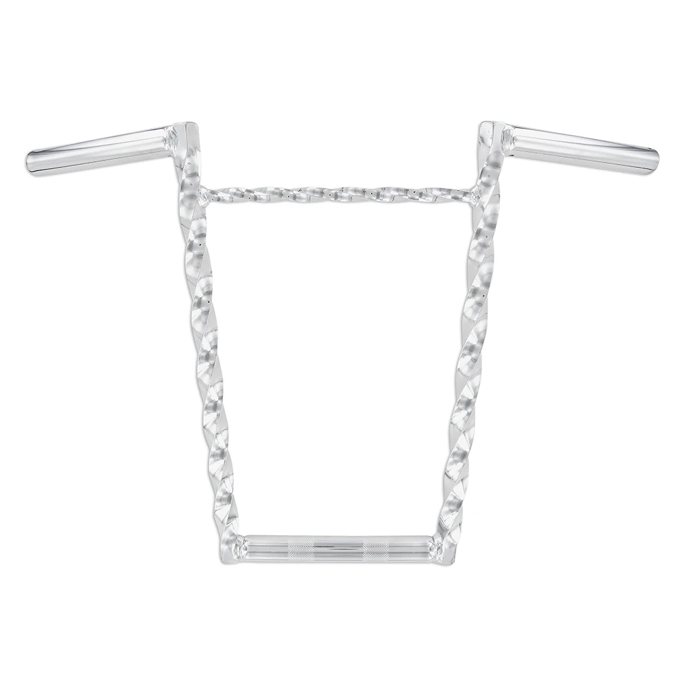 Guidon tourné chromé 35cm Puch/Sachs montage sur plateau de fourche