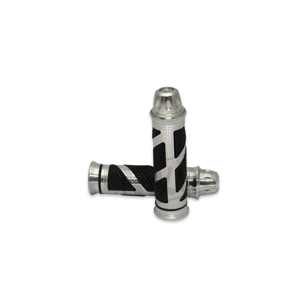 Prs poignées SPC 2 alu argent 22/24mm