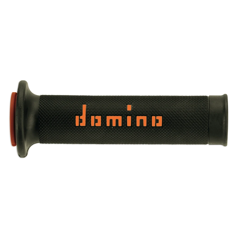 Prs poignées Domino Road-Racing noir/orange