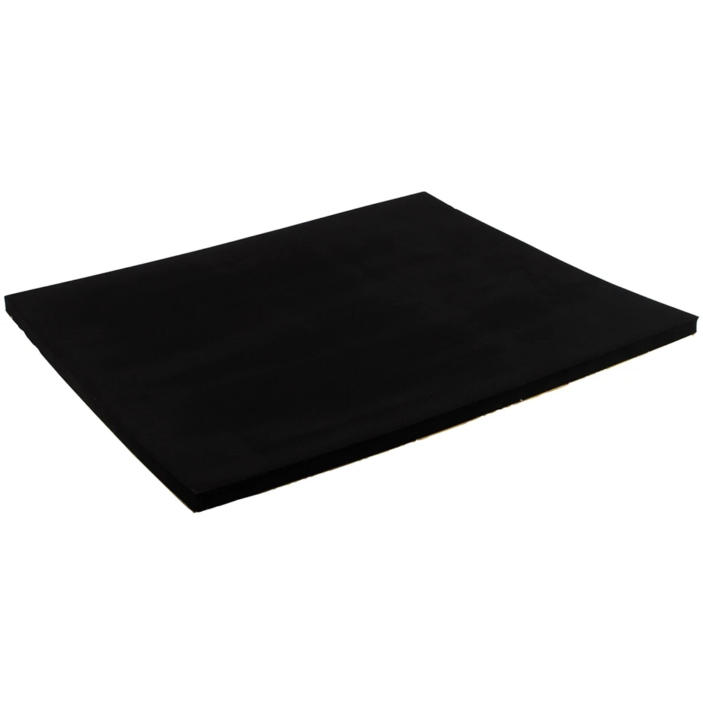 Mousse de selle (plate neoprene) BIKEIT 33x33x1.5cm noir autocollante