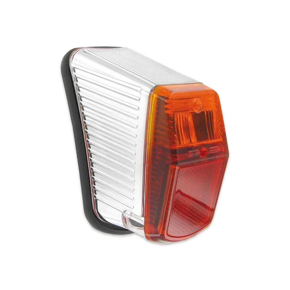 Feu arrière Kreidler chromé/orange/rouge