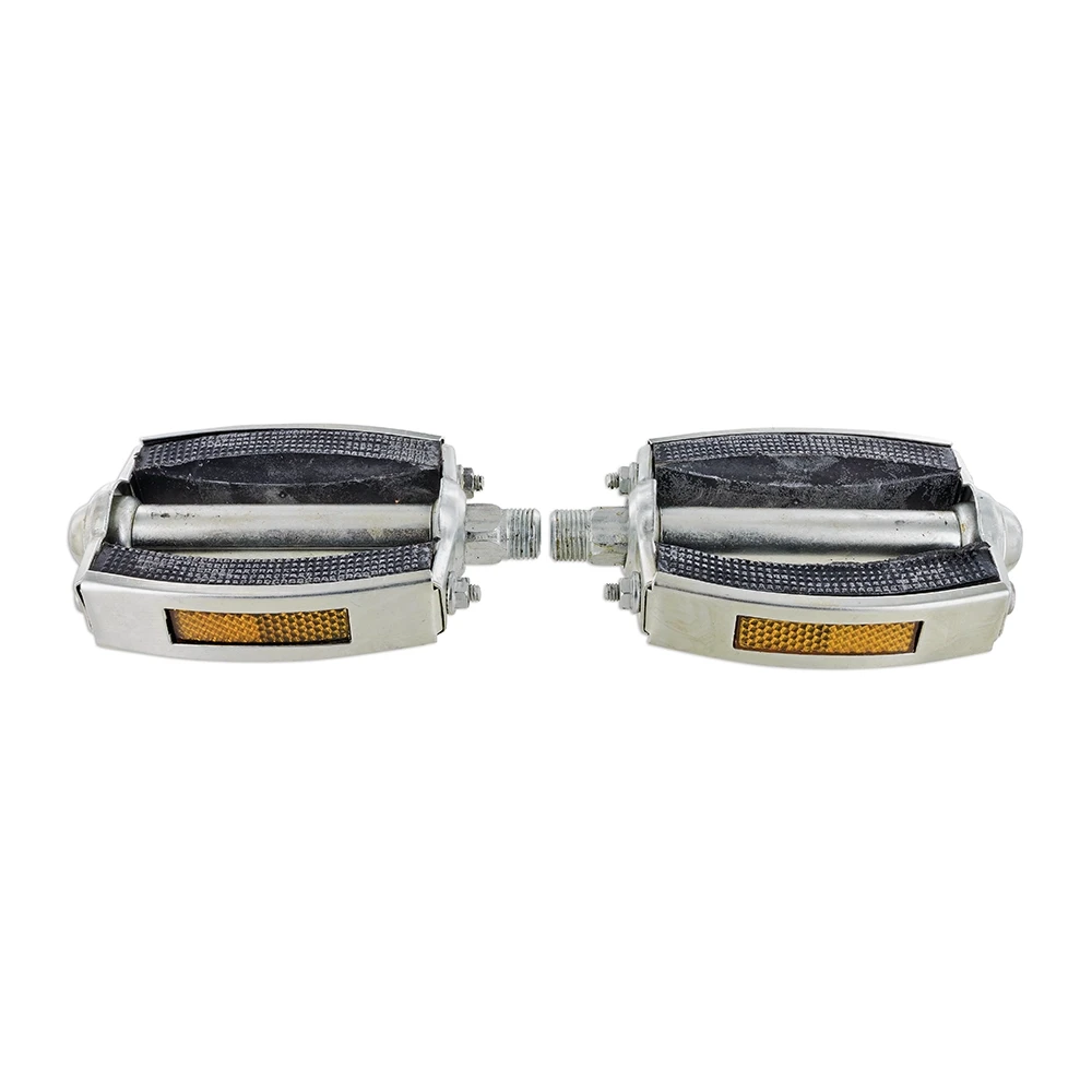 Pédales Solex filetage M14x1.25mm noir/chromé (paire)