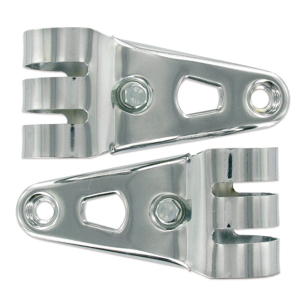 Support de phare EBR gauche/droite Ø 40mm chromé
