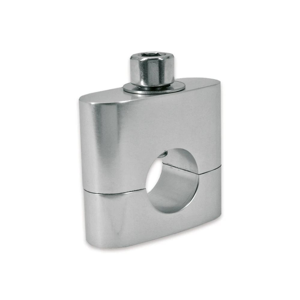 Fixation de guidon TNT alu Ø 22mm alu poli (paire)
