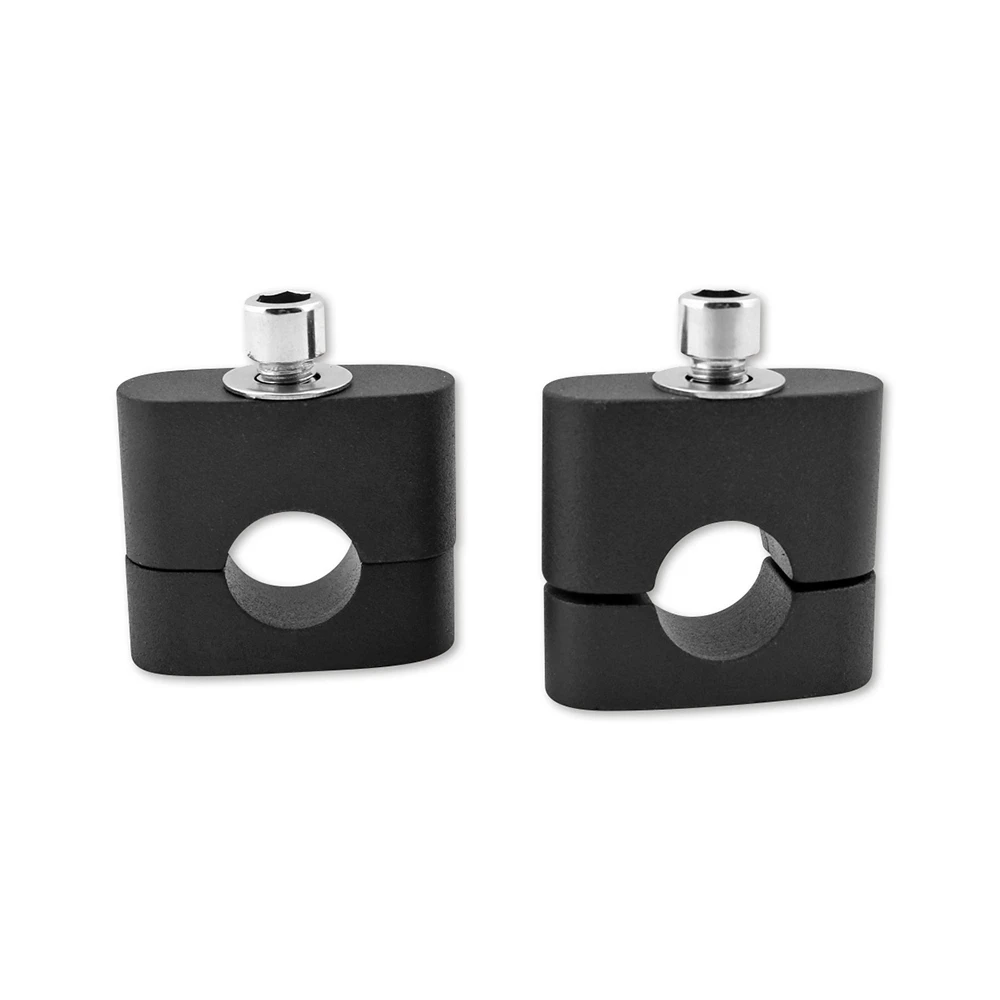 Fixation de guidon TNT alu Ø 22mm noir (paire)