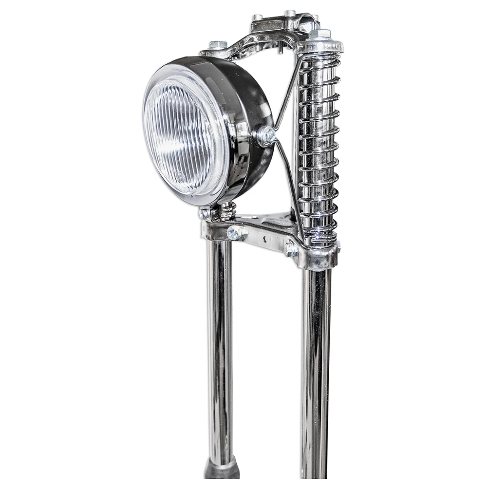 Support de phare inkl. ressorts EBR Puch/Ciao Maxi Custom,chromé