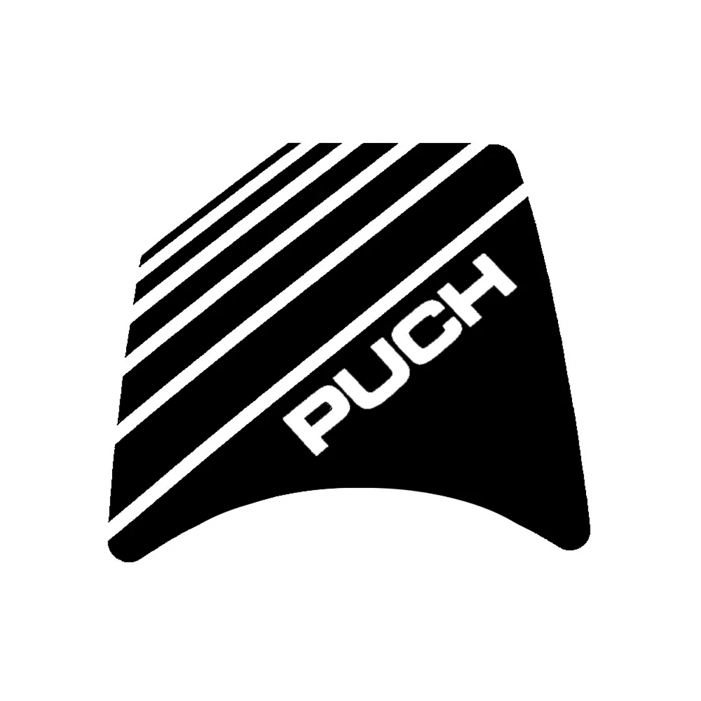 Autocollant noir Puch pour spoiler de phare 020367/020349