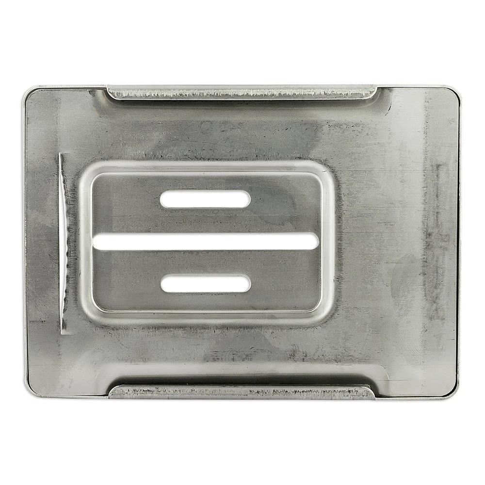 Support de plaque vélomoteur inox avec cadre