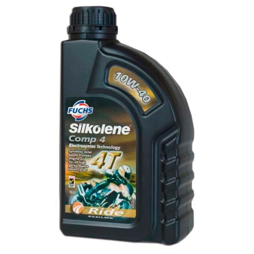 Huile moteur 4T 10W-40 Silkolene Comp 4 XP synthétique 205 L