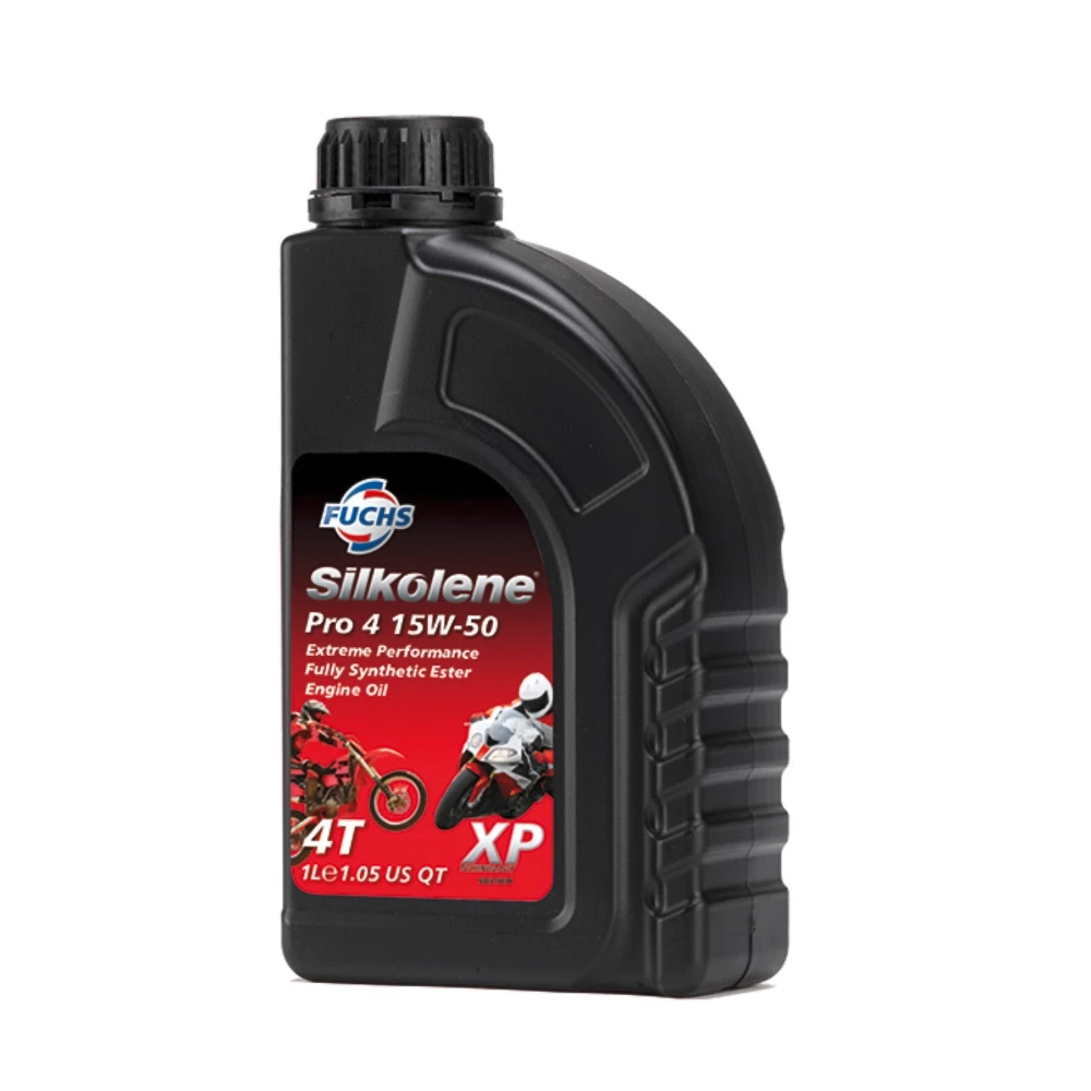 Huile moteur 4T 15W-50 Silkolene Pro 4 XP total synthétique 20 L