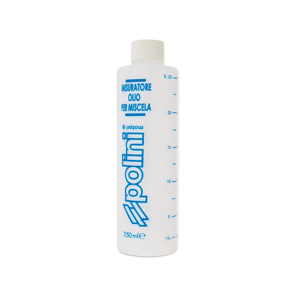 Doseur gradué 250ml pour huile 2-t Polini, liquides avec bouchon
