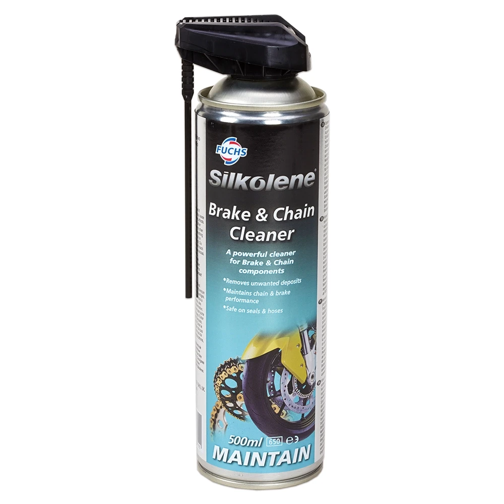 Nettoyant frein et chaîne en spray Silkolene Brake and Chain Cleaner 500 ml