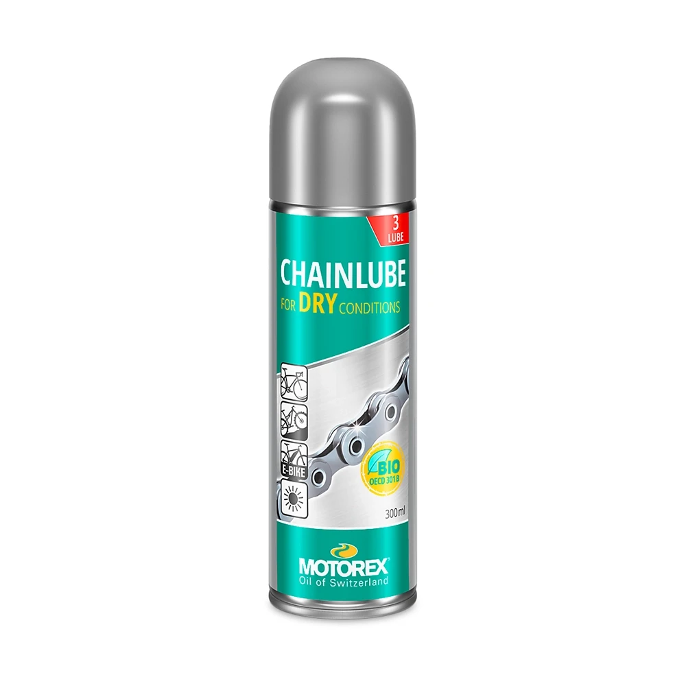 Aérosol chaine Motorex CHAIN LUBE FOR DRY CON 300ml