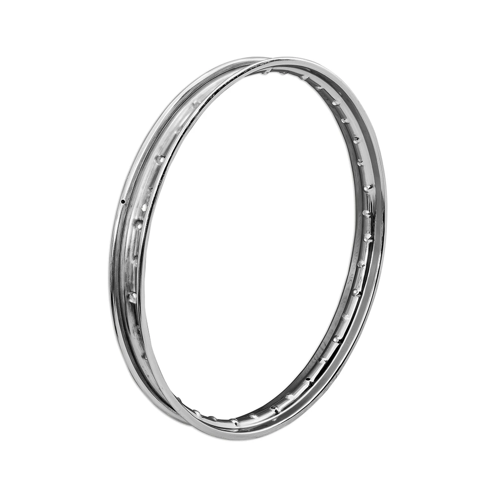 Jante 17x1.4 pouces (49mm) 36 trous à 5.8mm, chromée