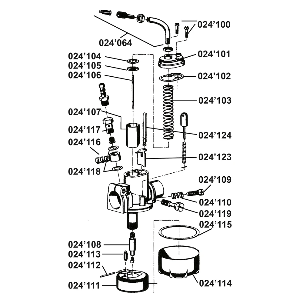 Tige de starter pour  Bing SRE carburateur