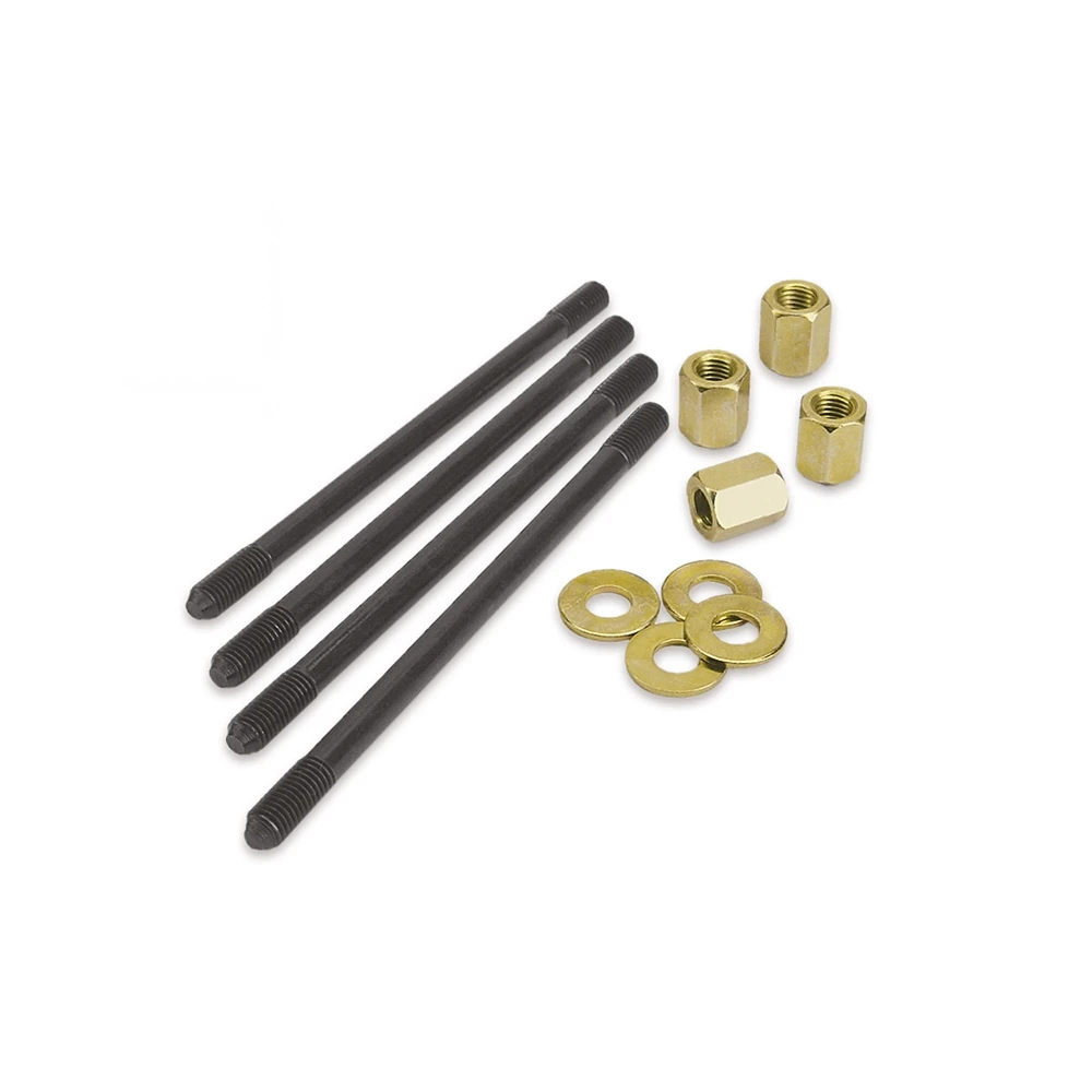 Jeu de 4 goujons+écrous cylindre Derbi Senda EBS050/EBE050/D50B0