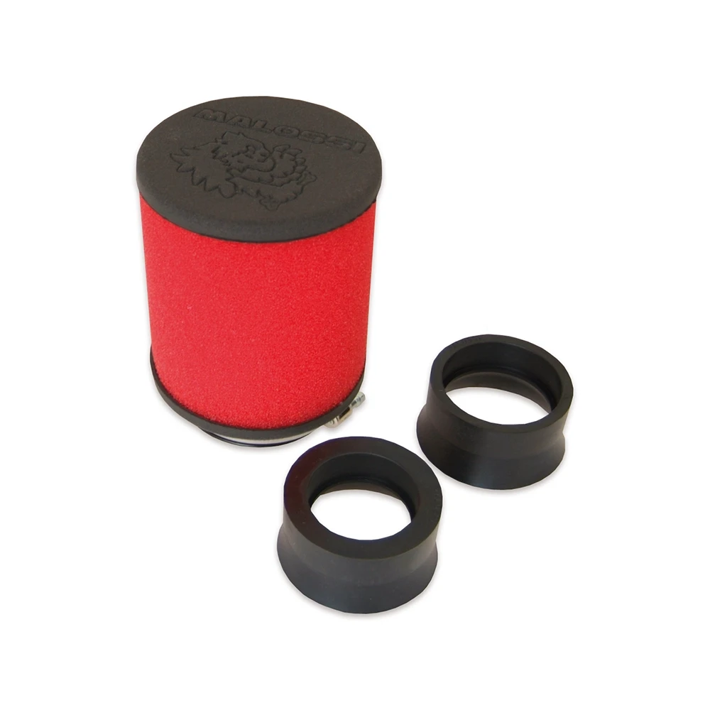 Filtre à air Malossi E16 (raccord 42/50 +/- 58,5mm) rouge/noir
