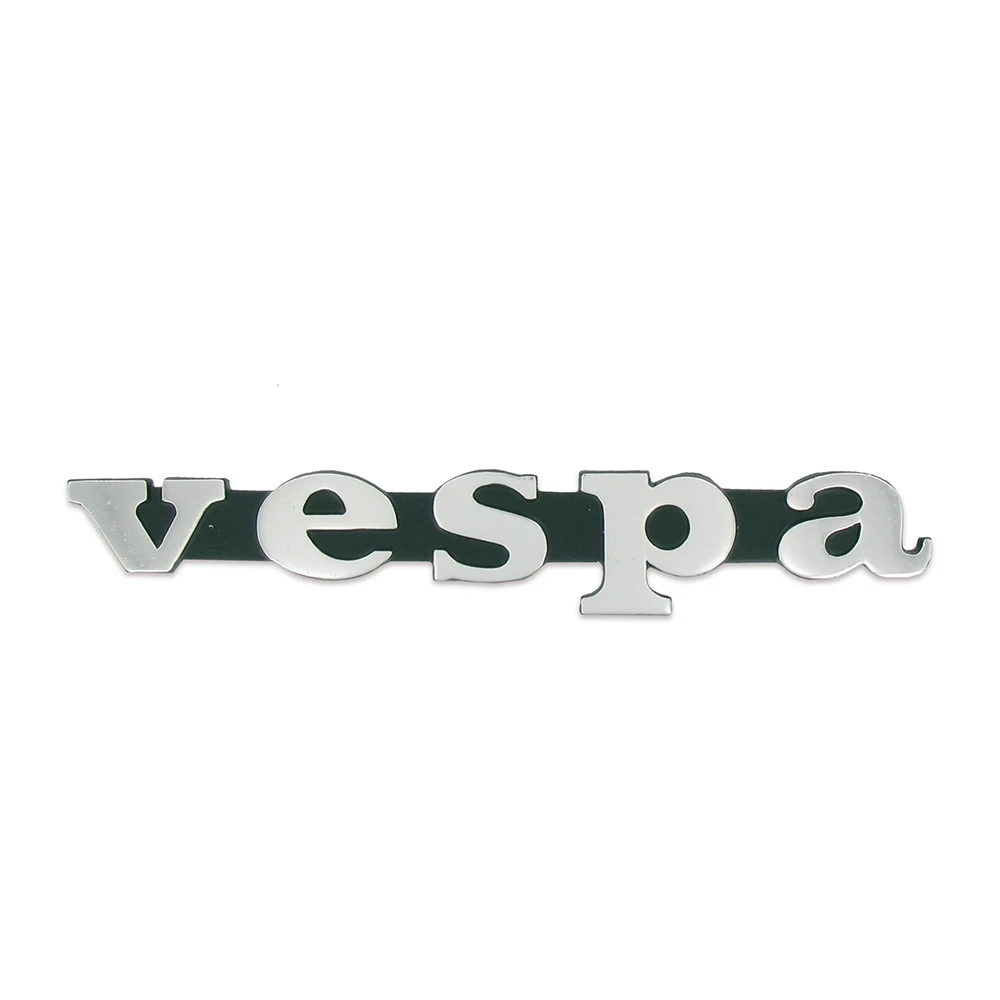 Emblem  VESPA  noir/chrom 50-125 ET3 122x20 mm