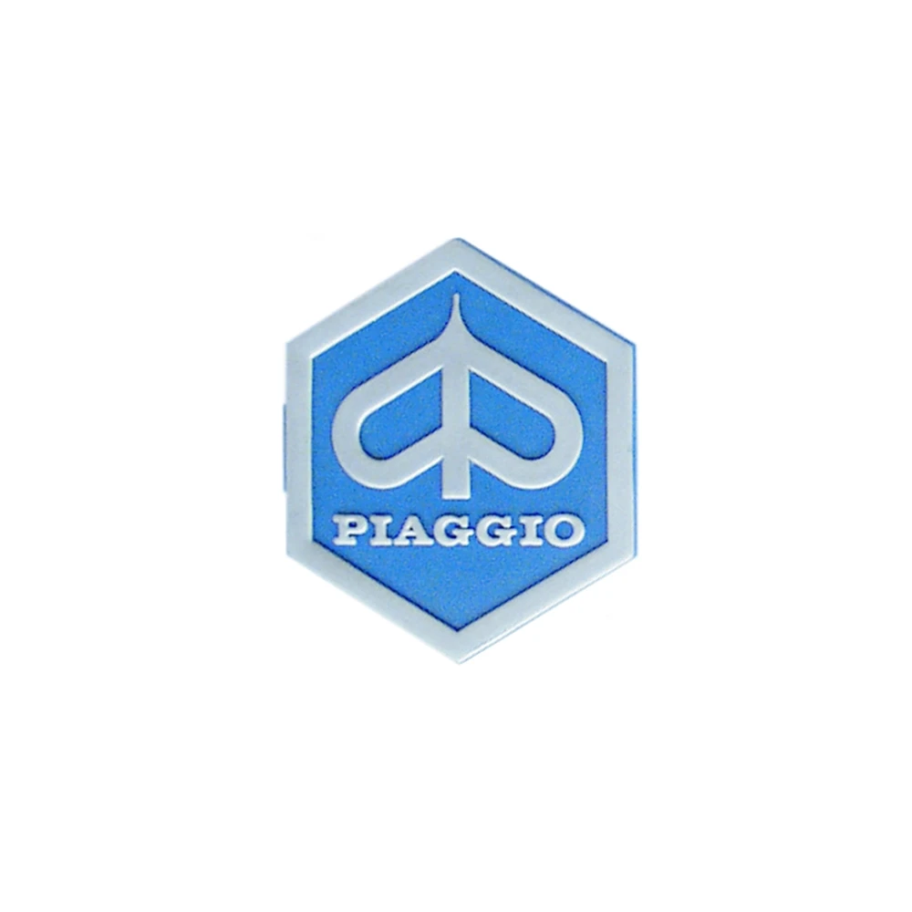 Emblème PIAGGIO avec Logo 32x37mm plastique, pour cliper