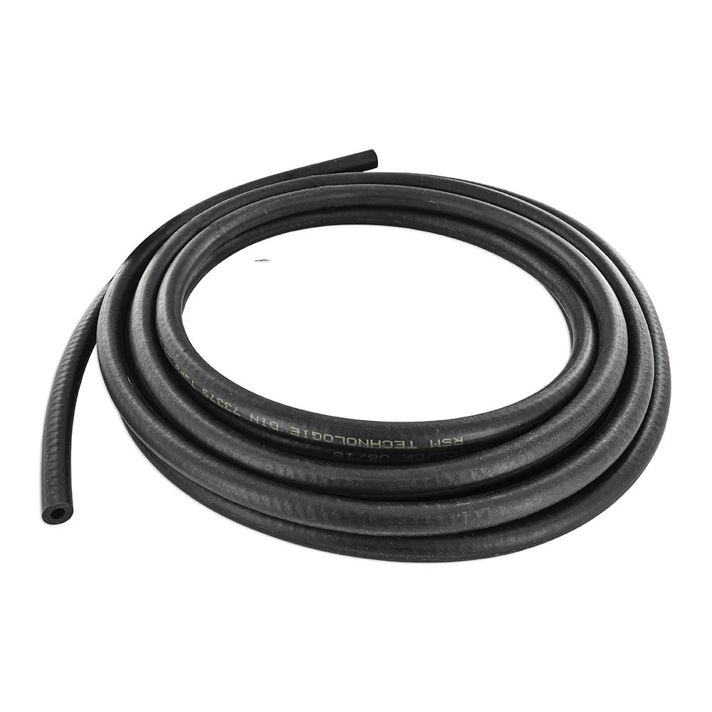 Tuyau d’essence 6x12mm tissu noir (5m)